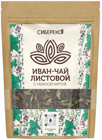 Напиток чайный Иван-чай с нежной мятой 30 г. листовой