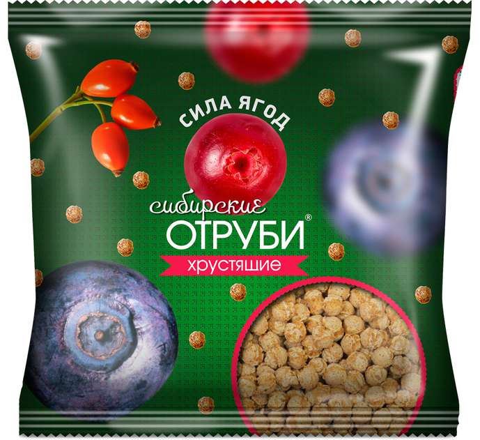 Сибирские отруби «Сила ягод» купить - · Цена в интернет-магазине Клетчатки