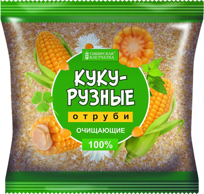 Сибирские отруби «Кукурузные» очищающие · Состав · Магазин Клетчатки