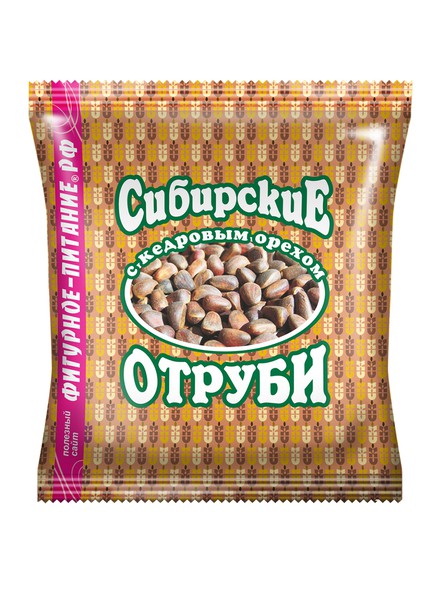 Сибирские отруби «Пшеничные» с кедровым орехом
