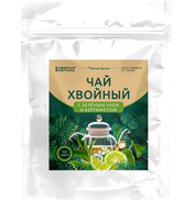 Хвойный чай с Зелёным чаем и кусочками бергамота 100 г