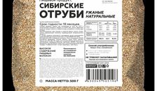 Сибирские отруби ржаные 500 гр
